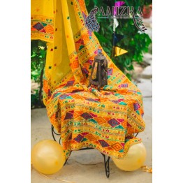 PHULKARI-CELEBRATION/MUSTARD